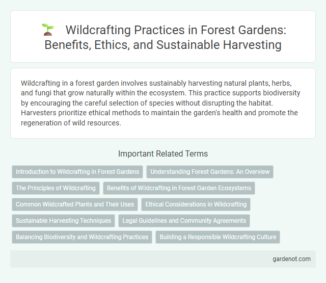 Wildcrafting Practices in Forest Gardens: Benefits, Ethics, and Sustainable Harvesting