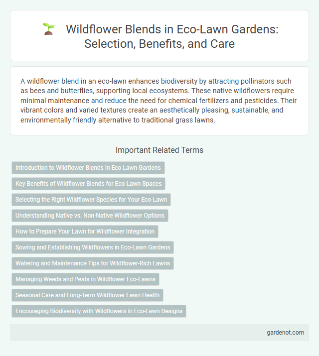 Wildflower Blends in Eco-Lawn Gardens: Selection, Benefits, and Care