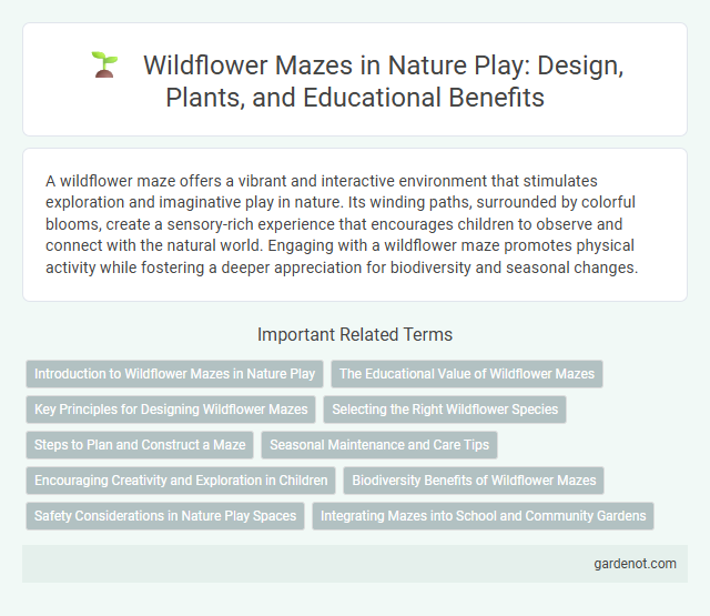 Wildflower Mazes in Nature Play: Design, Plants, and Educational Benefits
