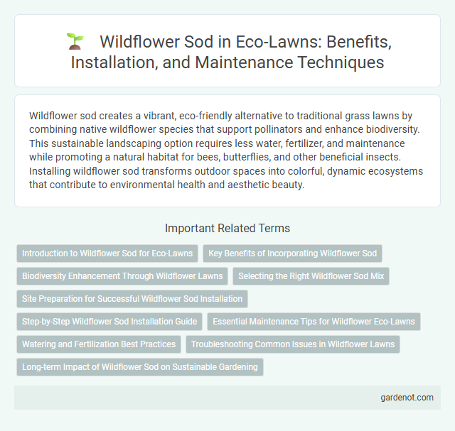 Wildflower Sod in Eco-Lawns: Benefits, Installation, and Maintenance Techniques