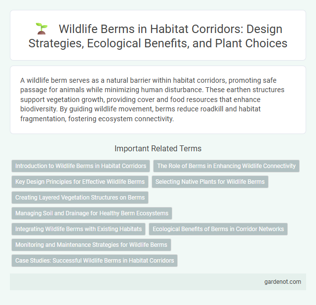 Wildlife Berms in Habitat Corridors: Design Strategies, Ecological Benefits, and Plant Choices