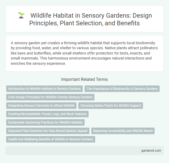 Wildlife Habitat in Sensory Gardens: Design Principles, Plant Selection, and Benefits
