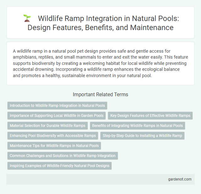 Wildlife Ramp Integration in Natural Pools: Design Features, Benefits, and Maintenance