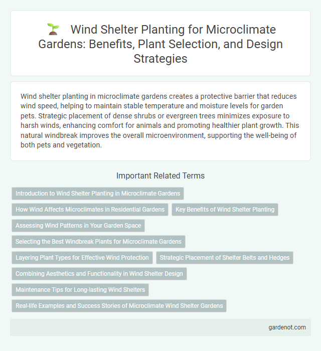 Wind Shelter Planting for Microclimate Gardens: Benefits, Plant Selection, and Design Strategies