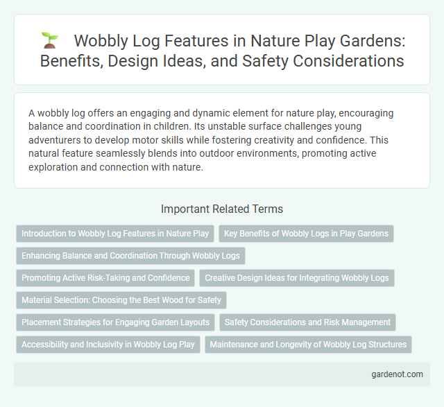 Wobbly Log Features in Nature Play Gardens: Benefits, Design Ideas, and Safety Considerations