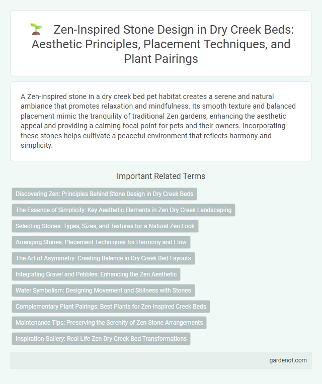 Zen-Inspired Stone Design in Dry Creek Beds: Aesthetic Principles, Placement Techniques, and Plant Pairings
