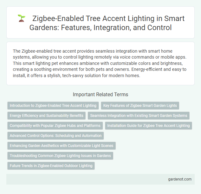 Zigbee-Enabled Tree Accent Lighting in Smart Gardens: Features, Integration, and Control