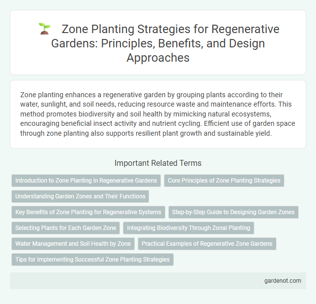 Zone Planting Strategies for Regenerative Gardens: Principles, Benefits, and Design Approaches
