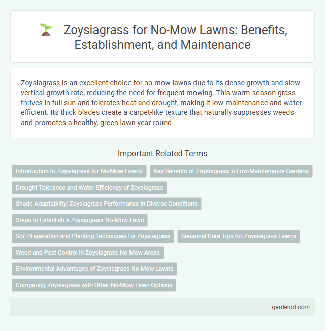Zoysiagrass for No-Mow Lawns: Benefits, Establishment, and Maintenance