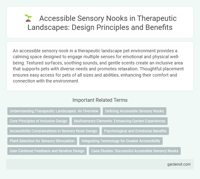 Accessible Sensory Nooks in Therapeutic Landscapes: Design Principles and Benefits