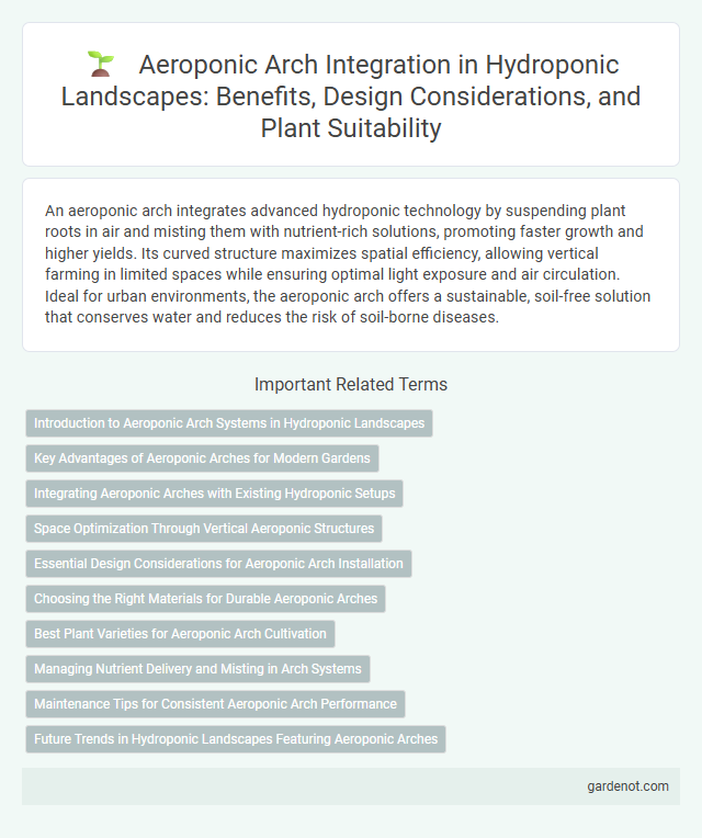 Aeroponic Arch Integration in Hydroponic Landscapes: Benefits, Design Considerations, and Plant Suitability