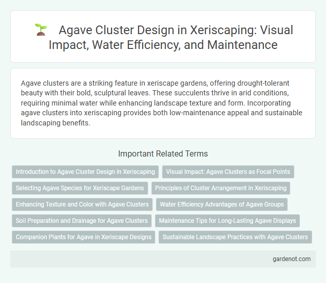 Agave Cluster Design in Xeriscaping: Visual Impact, Water Efficiency, and Maintenance