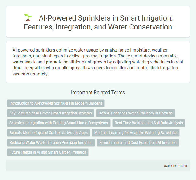 AI-Powered Sprinklers in Smart Irrigation: Features, Integration, and Water Conservation