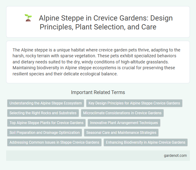 Alpine Steppe in Crevice Gardens: Design Principles, Plant Selection, and Care