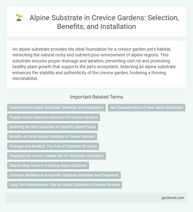 Alpine Substrate in Crevice Gardens: Selection, Benefits, and Installation