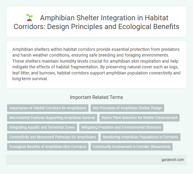 Amphibian Shelter Integration in Habitat Corridors: Design Principles and Ecological Benefits