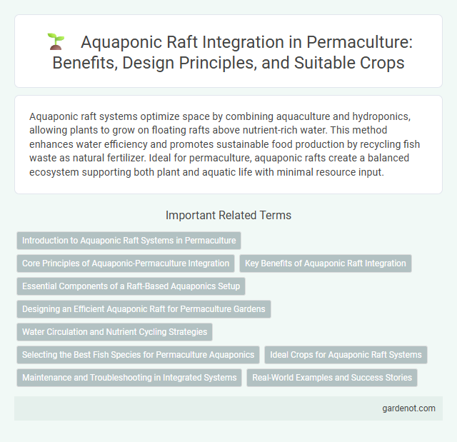 Aquaponic Raft Integration in Permaculture: Benefits, Design Principles, and Suitable Crops