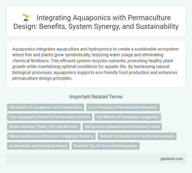 Integrating Aquaponics with Permaculture Design: Benefits, System Synergy, and Sustainability