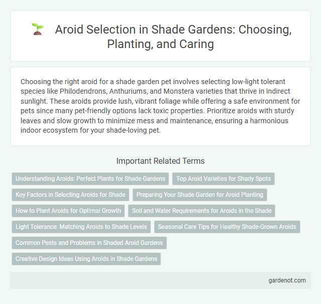 Aroid Selection in Shade Gardens: Choosing, Planting, and Caring