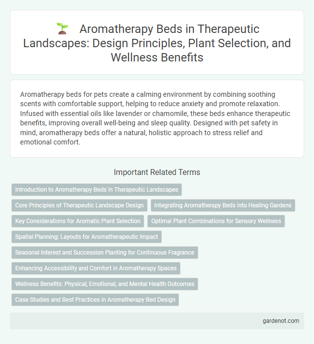 Aromatherapy Beds in Therapeutic Landscapes: Design Principles, Plant Selection, and Wellness Benefits