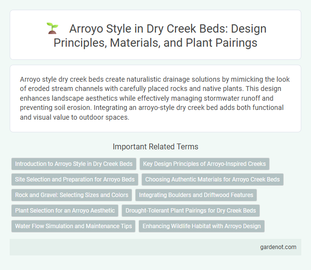 Arroyo Style in Dry Creek Beds: Design Principles, Materials, and Plant Pairings