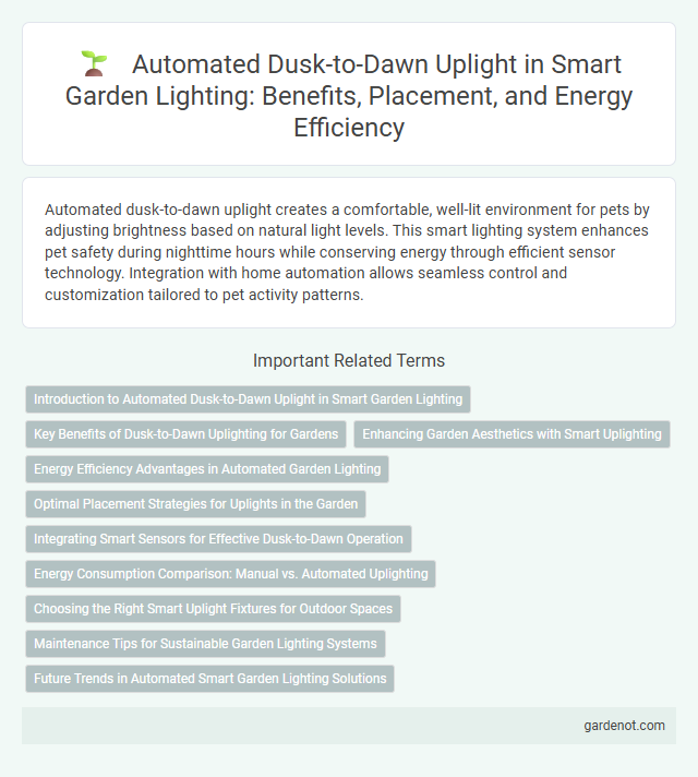 Automated Dusk-to-Dawn Uplight in Smart Garden Lighting: Benefits, Placement, and Energy Efficiency