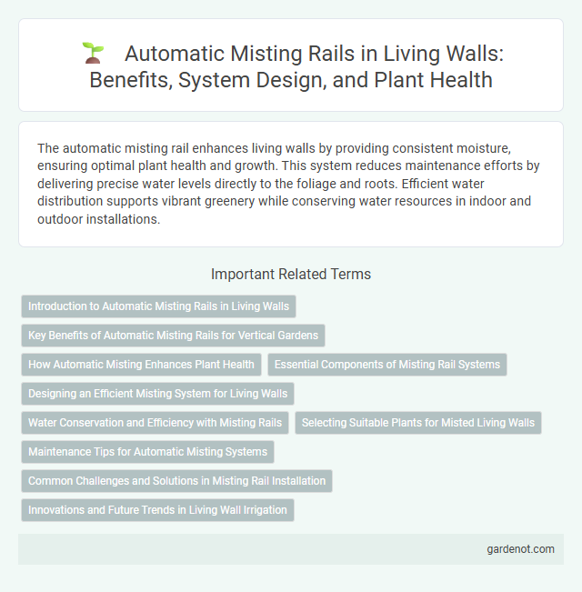 Automatic Misting Rails in Living Walls: Benefits, System Design, and Plant Health
