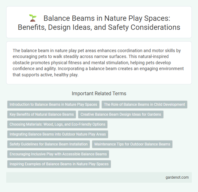 Balance Beams in Nature Play Spaces: Benefits, Design Ideas, and Safety Considerations