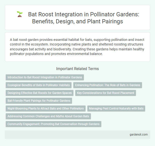 Bat Roost Integration in Pollinator Gardens: Benefits, Design, and Plant Pairings