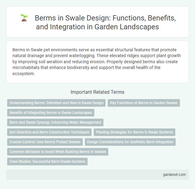 Berms in Swale Design: Functions, Benefits, and Integration in Garden Landscapes