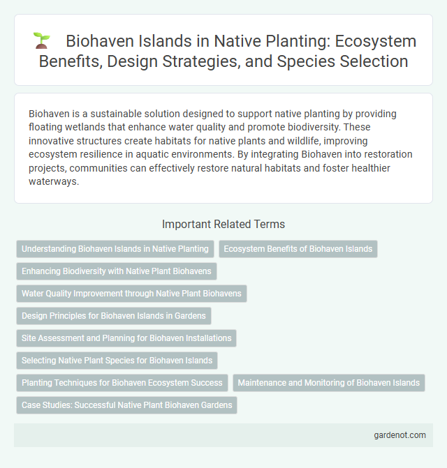 Biohaven Islands in Native Planting: Ecosystem Benefits, Design Strategies, and Species Selection
