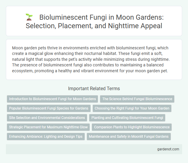 Bioluminescent Fungi in Moon Gardens: Selection, Placement, and Nighttime Appeal