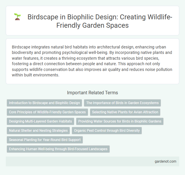 Birdscape in Biophilic Design: Creating Wildlife-Friendly Garden Spaces