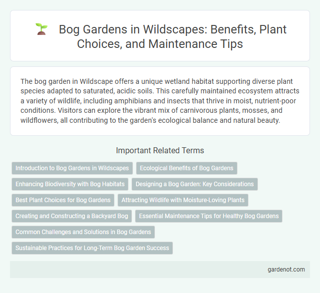 Bog Gardens in Wildscapes: Benefits, Plant Choices, and Maintenance Tips