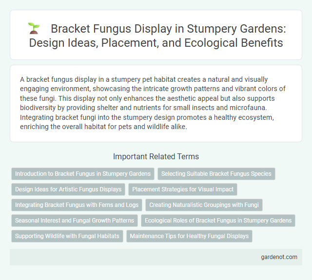 Bracket Fungus Display in Stumpery Gardens: Design Ideas, Placement, and Ecological Benefits