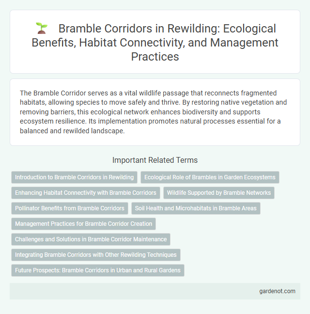 Bramble Corridors in Rewilding: Ecological Benefits, Habitat Connectivity, and Management Practices