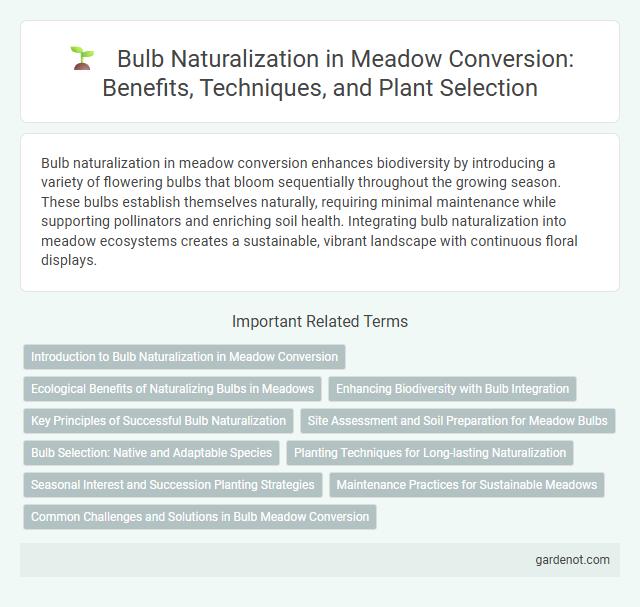 Bulb Naturalization in Meadow Conversion: Benefits, Techniques, and Plant Selection