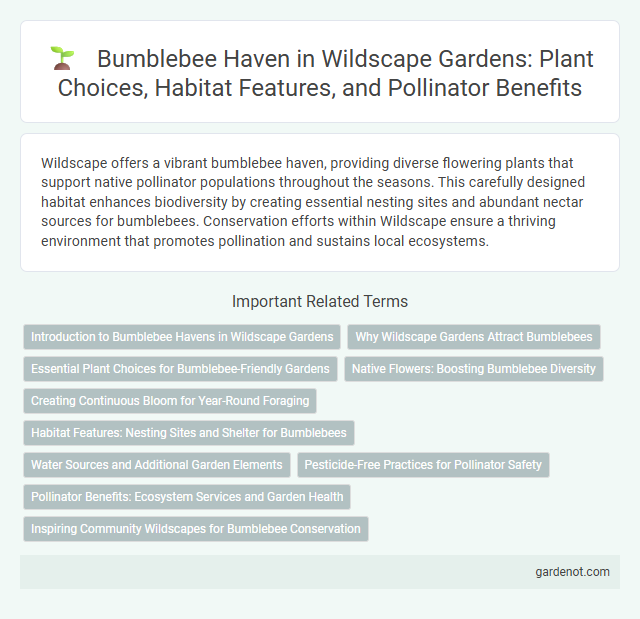 Bumblebee Haven in Wildscape Gardens: Plant Choices, Habitat Features, and Pollinator Benefits