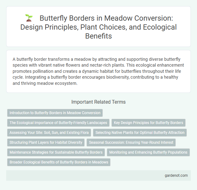 Butterfly Borders in Meadow Conversion: Design Principles, Plant Choices, and Ecological Benefits