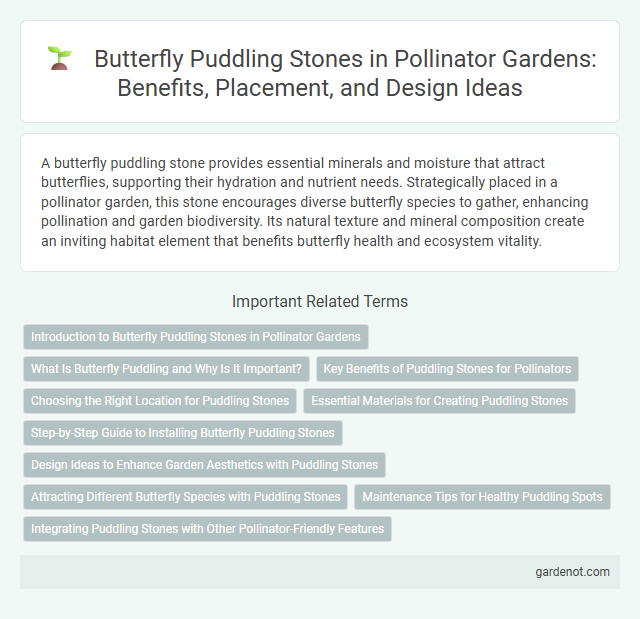 Butterfly Puddling Stones in Pollinator Gardens: Benefits, Placement, and Design Ideas