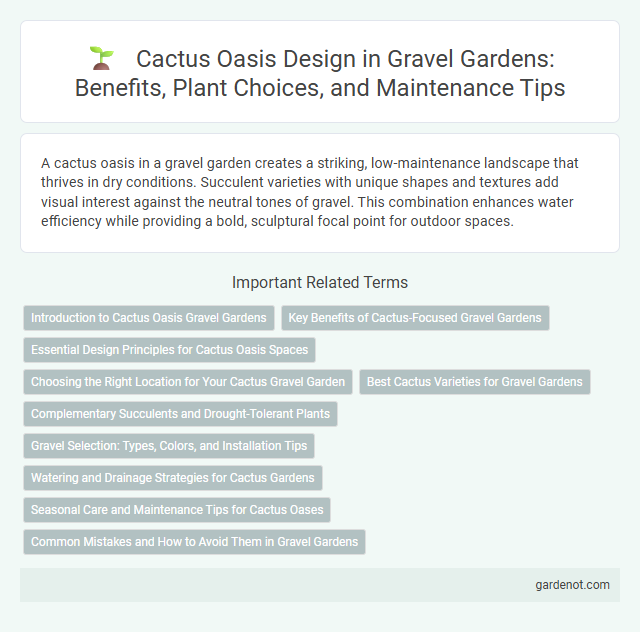 Cactus Oasis Design in Gravel Gardens: Benefits, Plant Choices, and Maintenance Tips
