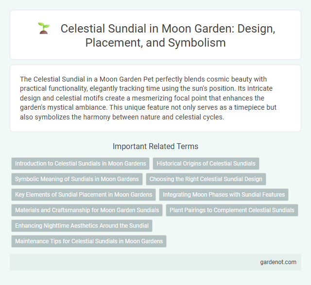 Celestial Sundial in Moon Garden: Design, Placement, and Symbolism