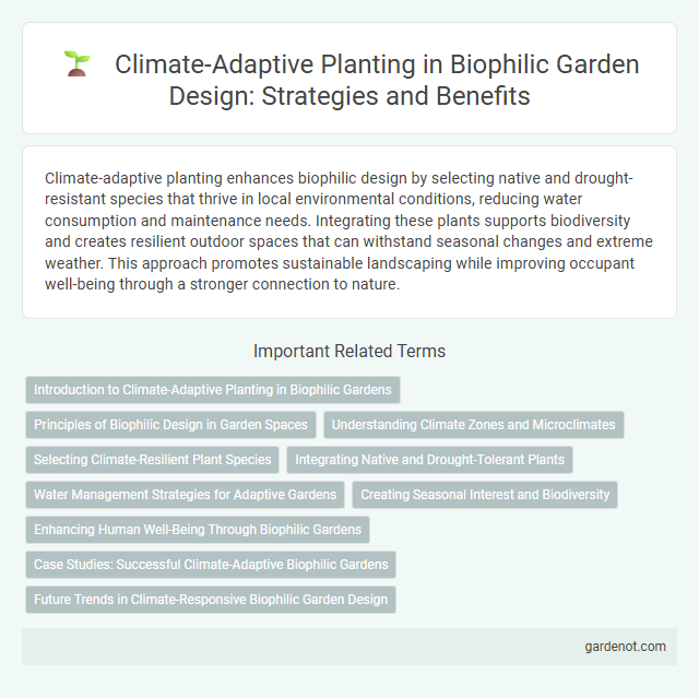Climate-Adaptive Planting in Biophilic Garden Design: Strategies and Benefits