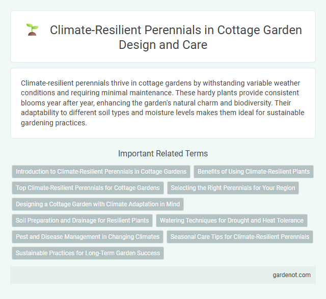 Climate-Resilient Perennials in Cottage Garden Design and Care