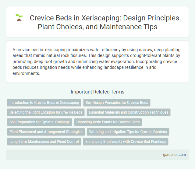 Crevice Beds in Xeriscaping: Design Principles, Plant Choices, and Maintenance Tips