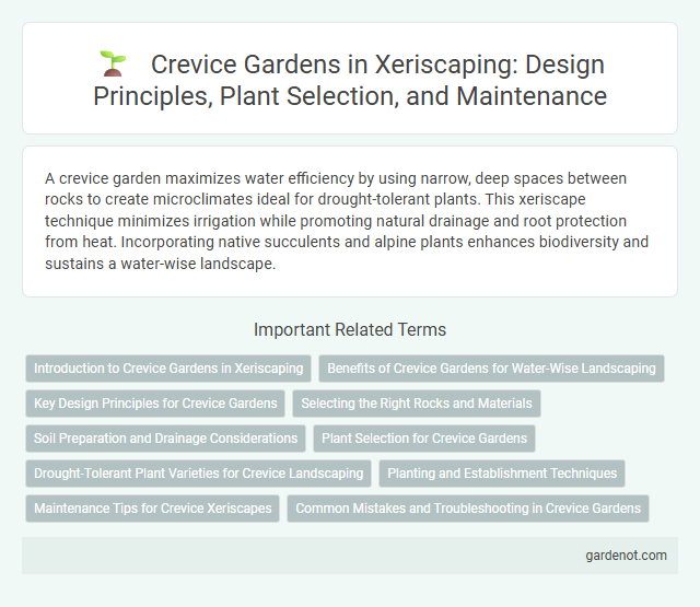Crevice Gardens in Xeriscaping: Design Principles, Plant Selection, and Maintenance