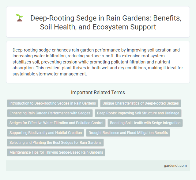 Deep-Rooting Sedge in Rain Gardens: Benefits, Soil Health, and Ecosystem Support