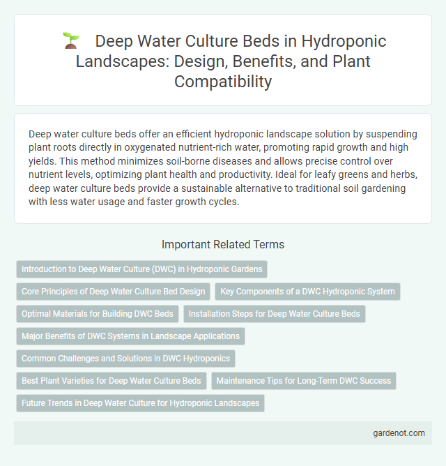 Deep Water Culture Beds in Hydroponic Landscapes: Design, Benefits, and Plant Compatibility