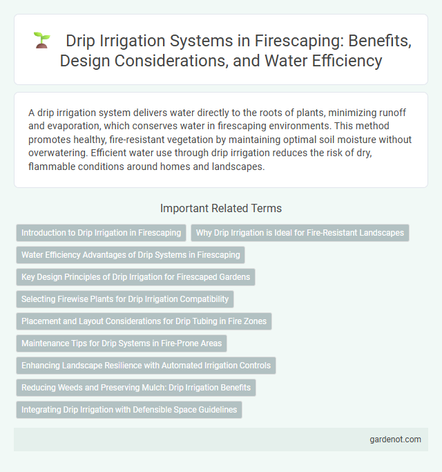 Drip Irrigation Systems in Firescaping: Benefits, Design Considerations, and Water Efficiency