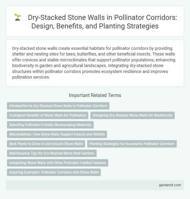 Dry-Stacked Stone Walls in Pollinator Corridors: Design, Benefits, and Planting Strategies